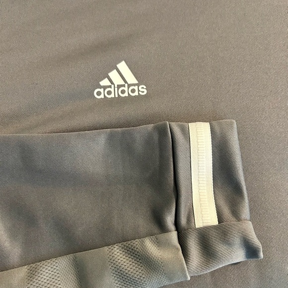 Adidas Men’s Aeroready Light Gray Hoodie Size M - Picture 5 of 8
